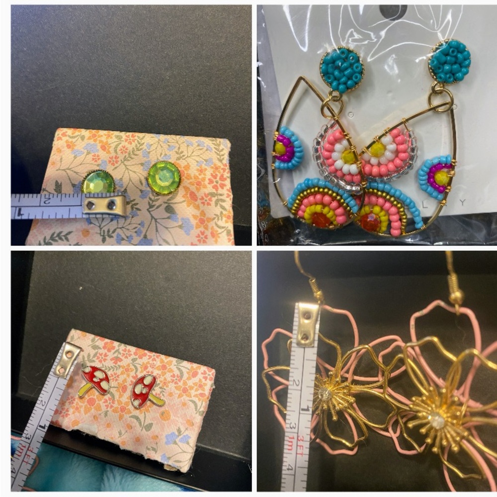4 earrings bundle
